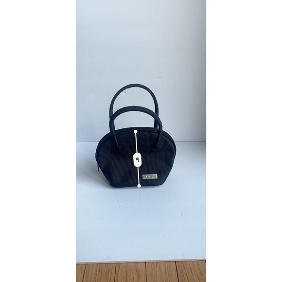 Vintage Falchi Sport Black Ribbed Mini Purse‎ - Picture 5 of 6